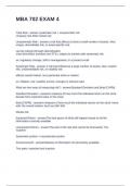 MBA 702 EXAM 4 QUESTIONS WITH CORRECT ANSWERS 2025