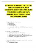 Virtual SC economics CP LATEST UPDATED 2025&sol;2026 WITH COMPLETE QUESTIONS AND SURE VERIFIED SOLUTIONS 100&percnt; GRADED AT A&plus; SCORE&excl;&excl; SURE GUARANTEED PASS&excl;&excl;