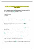 FLHD 2400 Exam 3&vert; QUESTIONS WITH COMPLETE SOLUTIONS 100&percnt; VERIFIED&vert; LATEST  UPDATE GRADED A&plus; 