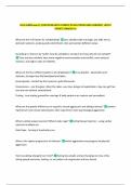 FLHD 2400 Exam 2&vert; QUESTIONS WITH COMPLETE SOLUTIONS 100&percnt; VERIFIED&vert; LATEST  UPDATE GRADED A&plus;