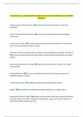 FLHD 2400 Exam 1 QUESTIONS WITH COMPLETE SOLUTIONS 100&percnt; VERIFIED&vert; LATEST UPDATE  GRADED A&plus; 