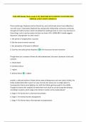 FLHD 2400 Weekly Checks weeks 8-14&vert; QUESTIONS WITH COMPLETE SOLUTIONS 100&percnt;  VERIFIED&vert; LATEST UPDATE GRADED A&plus; 