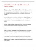 WGU C722 Practice Test 2&vert;118 Questions with Verified Answers &comma;100&percnt;CORRECT