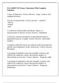 ULL QMET 251 Exam 1 Questions With Complete Solutions