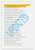 DRIVERS ED FINAL EXAM &lpar;OHIO&rpar; WITH ALL CORRECT & 100&percnt; VERIFIED ANSWERS&vert;UPDATED TO PASS