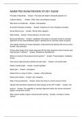 NASM PES EXAM REVIEW STUDY GUIDE