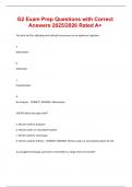 G2 prep Exam Package Deal Questions and Answers with Verified Solutions Updated 2025&sol;2026