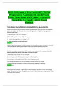 NUR 220 Exam 4 Practice &lpar;2025&sol;2026&rpar;&colon; Progressive Assessment for Revised Exam Questions and Correct Answers&comma; Complete A&plus; Guide Latest Exam Update&period;
