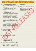 OHIO NOTARY STUDY GUIDE WITH ALL CORRECT & 100&percnt; VERIFIED ANSWERS&vert;COMPLETE EXAM&vert;ALREADY GRADED A&plus;
