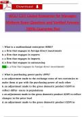 WGU C211 &ndash; Global Economics for Managers &vert; Midterm Exam Questions and Verified Answers &lpar;2025&sol;2026&rpar; &ndash; 100&percnt; Pass Guarantee