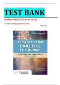 Test bank for Evidence-Based Practice for Nurses: Appraisal and Application of Research 5th Edition, by Nola A. Schmidt, Janet M. Brown