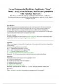 Iowa Commercial Pesticide Applicator &OpenCurlyDoubleQuote;Core&rdquo; Exam &ndash; State of Iowa Certification &lpar;2025&sol;2026 Edition&rpar; &ndash; Real Exam Questions with Verified Answers