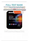FULL TEST BANK Robbins Basic Pathology 10th Edition Kymar Abbas With Answer Key