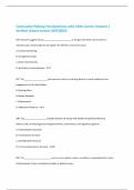Community Policing Test Questions with 100&percnt; Correct Answers &vert; Verified &vert;Latest version 2025&vert;2026