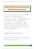 Sophos ET-80 - Connecting Sites Exam 2025 Questions and Answers