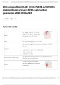 EKG Acquisition EXAM &lpar;COMPLETE ANSWERS elaborations&rpar; answers 100&percnt; satisfaction guarantee 2025 UPDATE&excl;&excl;