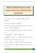 RHCSA&comma; EX200&comma; Red Hat Certified Systems Admin Exam 2025 Questions and Answers