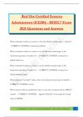 Red Hat Certified Systems Administrator &lpar;EX200&rpar; - RHEL7 Exam 2025 Questions and Answers