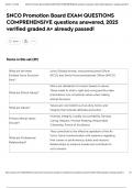 SNCO Promotion Board EXAM QUESTIONS COMPREHENSIVE questions answered&comma; 2025 verified graded A&plus; already passed&excl;