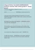 Lifeguard Written Test EXAM COMPREHENSIVE questions answered&comma; 2025 verified graded A&plus; already passed&excl;
