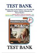 Test Bank for Pharmacology for the Primary Care Provider 4th Edition by Authors: Marilyn Edmunds and Maren Mayhew ISBN 9780323087902 Chapter 1-73 | Complete Guide A+