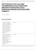 MKT 3413 EXAM 2 WU exam 2025 COMPREHENSIVE EXAM QUESTIONS &vert;&vert;RECENTLY TESTING REAL EXAM QUESTIONS&vert;VERIFIED SOLUTIONS &lpar;100&percnt; CORRECT&rpar;