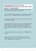 Colibri Real Estate Practice Final Exam COMPREHENSIVE questions answered&comma; 2025 verified graded A&plus; already passed&excl;