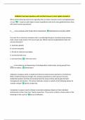 GEB6366 Final Exam Questions with Verified Answers&vert; Latest Update Graded A&plus;