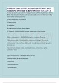 NSG3500 Exam 3 &lpar;2025 updated&rpar; QUESTIONS AND ANSWERS &lpar;DETAILED & ELABORATED&rpar; fully solved