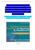 TEST BANK for Evidence -Based Practice in Nursing & Healthcare&colon; A Guide to Best Practice 5th Edition by Bernadette Mazurek Melnyk & Ellen Fineout -Overholt