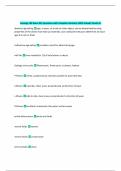 Geology 100 Exam &num;2&vert; Questions with Complete Solutions 100&percnt; Solved&vert; Grade A&plus; 