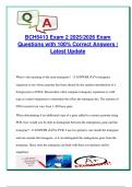 BCH5413 Molecular Biology Exam 2 &ndash; 2025&sol;2026 &vert; 100&plus; High-Yield Questions & Answers on Gene Regulation&comma; Signal Transduction&comma; Epigenetics&comma; RNA Processing & Model Organisms