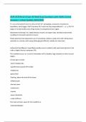 NUR 2520 Neuro Exam &num;2-Med Surg Questions with 100&percnt; Correct Answers &vert; Latest Update 2025&sol;2026