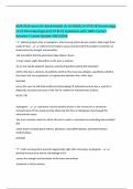 NUR 2520 neuro &num;1 Adult Health ch 14 NCLEX ch 57 & 58 Terminology ch 10 Pharmacological ch 27 & 32 Questions with 100&percnt; Correct Answers &vert; Latest Update 2025&sol;2026