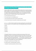 NUR 2520 &lpar;Med surg 2&rpar; Lewis Chapter 14 Questions with 100&percnt; Correct Answers &vert; Latest Update 2025&sol;2026