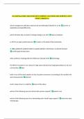 HA 3340 final EXAM &vert;QUESTIONS WITH COMPLETE SOLUTIONS 100&percnt; VERIFIED&vert; LATEST  UPDATE GRADED A&plus;