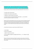 NUR 2520 - Unit I - Nervous System&sol;Acute Intracranial Problems Questions with 100&percnt; Correct Answers &vert; Latest Update 2025&sol;2026