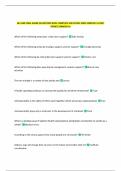 HA 3340 FINAL EXAM &vert;QUESTIONS WITH COMPLETE SOLUTIONS 100&percnt; VERIFIED&vert; LATEST  UPDATE GRADED A&plus; 