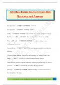 NM Real Estate Practice Exam 2025 Questions and Answers