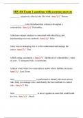 MIS 416 Exam 1 questions with accurate answer1&period;