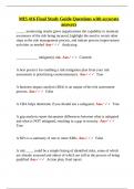 MIS 416 Final Study Guide Questions with accurate answers&period;