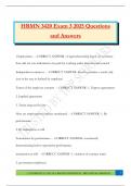 HRMN 3420 Exam 3 2025 Questions and Answers
