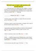  MIS 416 &ndash; Information Risk Management &vert; Exam 2 Study Guide with Correct Answers &vert; Exam preparation material