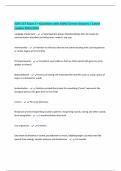 SLHS 115 Exam 2 &ndash; Questions with 100&percnt; Correct Answers &vert; Latest Update 2025&sol;2026