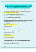 NU 180 Week 6 Quiz With 150 Prep Questions and Correct  answers &sol; Galen NU 180 Nursing and Healthcare II Week 6  Review Latest 2025-2026 Answered Practice Test