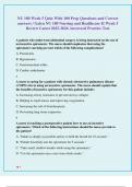 NU 180 Week 5 Quiz With 100 Prep Questions and Correct  answers &sol; Galen NU 180 Nursing and Healthcare II Week 5  Review Latest 2025-2026 Answered Practice Test