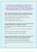 NU 180 Nursing and Healthcare II Exam Prep Bundle Latest 2025 Exam Questions and Correct Verified Answers Graded A &plus;&vert; Galen NU 180 exams Bundle 2025-2026 Latest Review Test Bank &lpar;New&excl;&rpar;