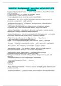 MNG3701 Assignment 1 question with COMPLETE ANSWERS