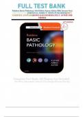 FULL TEST BANK Robbins Basic Pathology 10th Edition Kymar Abbas With Answer Key