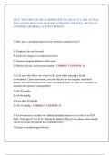   TECC TEST 2025 TACTICAL EMERGENCY CASUALTY CARE ACTUAL  TEST&vert; QUESTIONS AND ANSWERS&vert; VERIFIED AND WELL DETAILED  ANSWERS GRADED A&plus;&vert; LATEST UPDATE  